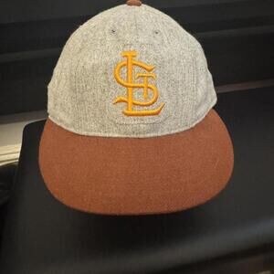 Vintage St. Louis Browns 1947 Roman Pro 7 1/8 Repro Wool Hat Cap Cooperstown